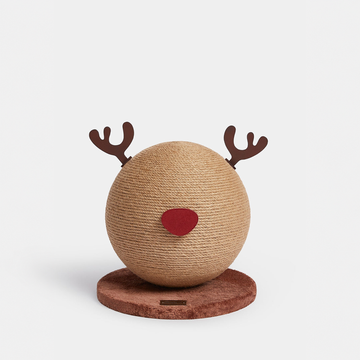 VETRESKA REINDEER CAT SCRATCHING BALL | effective 1:1 correction | source image 01 | FULL_FRAME_OUTPAINT v1