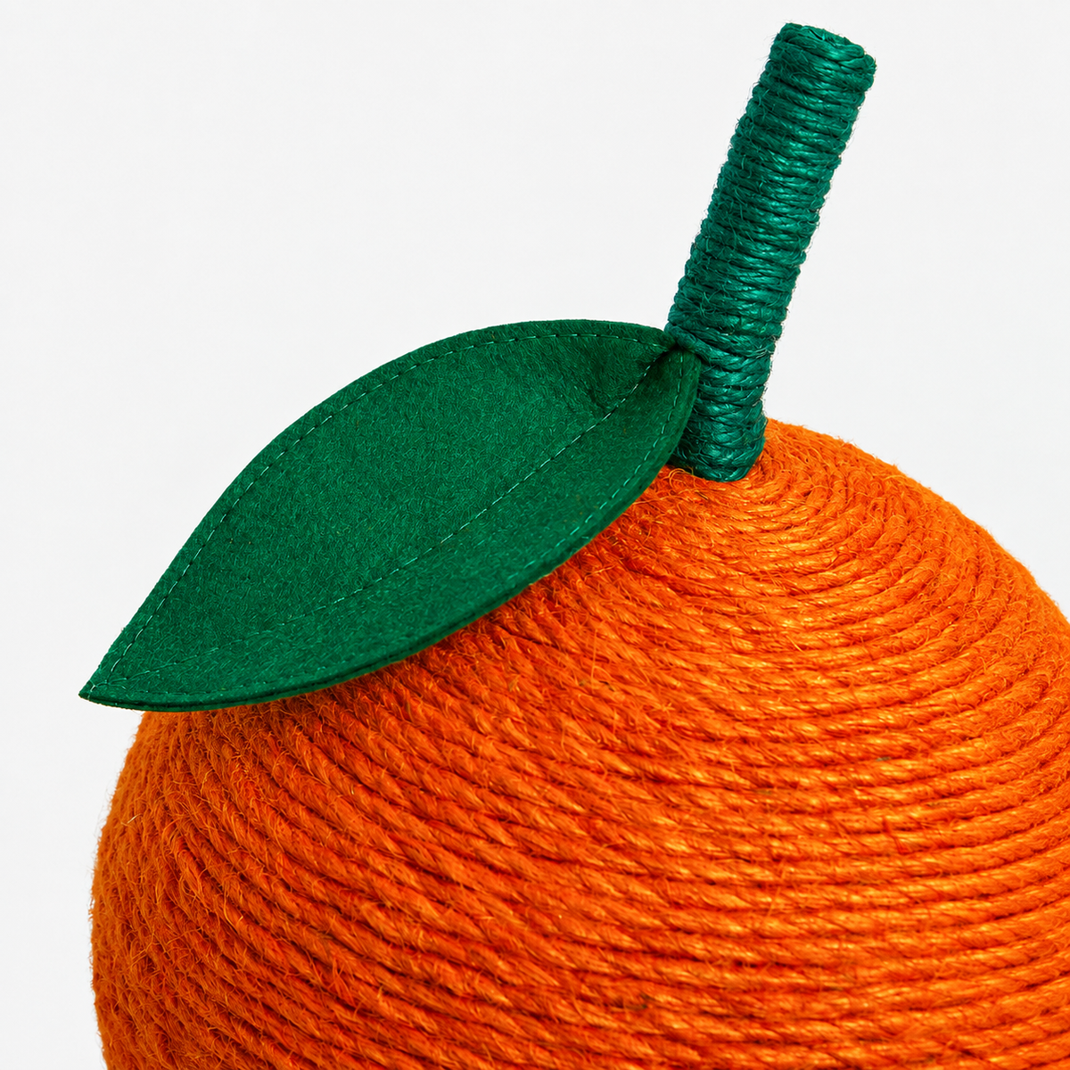 SUPERSEDED | Revised v2 | VETRESKA Tangerine Cat Scratching Ball | gallery image 02 | full-bleed square no border