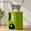 Revised | Multi-Functional Felt Cat Tower / Cat Barrel | source image 09 | TEXT_LAYOUT_REBUILD | textLayer=transparent-overlay | backgroundMode=scene-outpaint | complete square