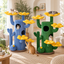 Scene | HONEYPOTCAT Cactus Bloom Cat Tree | square multi-variant lifestyle image