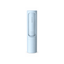 Blue portable pet hair remover roller on a white background