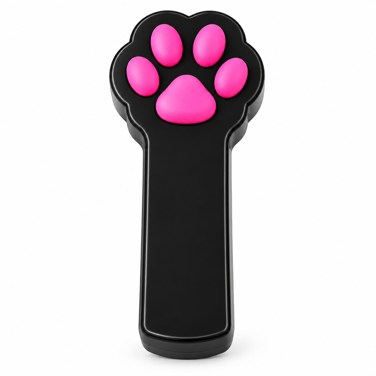 Paw-shaped cat laser toy Black single-SKU white-background product image [Color SKU Black]
