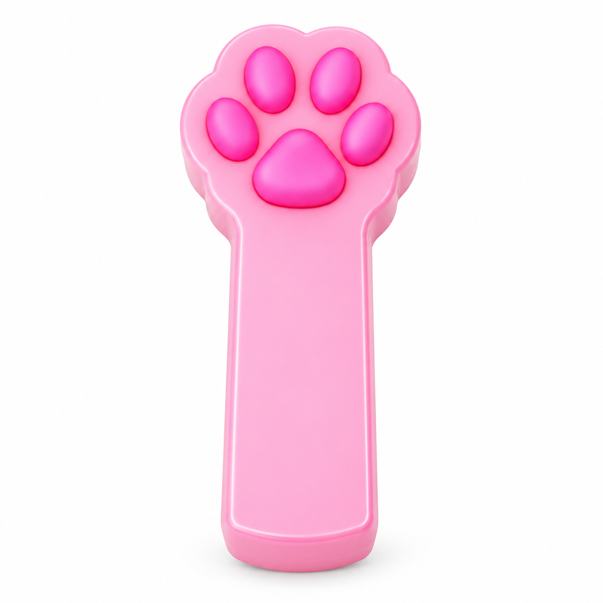 Paw-shaped cat laser toy Pink single-SKU white-background product image [Color SKU Pink]