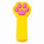 Paw-shaped cat laser toy Yellow single-SKU white-background product image [Color SKU Yellow]