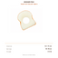 Bigger Fish Toast Cat Elizabeth Collar - white background SKU S - 14 × 11 cm - neck 18–19 cm - pet weight 3–4 lb