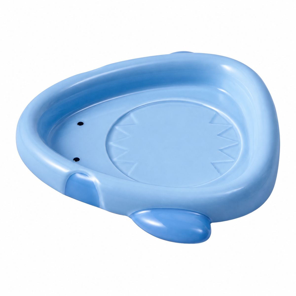 Colorful Ceramic Fish-Shaped Pet Plates | clean white SKU packshot | Big Mouth Fish Blue | VARIANT_MEDIA_CORRECTION