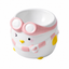 Penguin Ski Ceramic Pet Bowl | clean white SKU packshot | Pink | VARIANT_MEDIA_CORRECTION