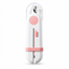 Pink Pakeway LED pet nail clipper with transparent nail guard