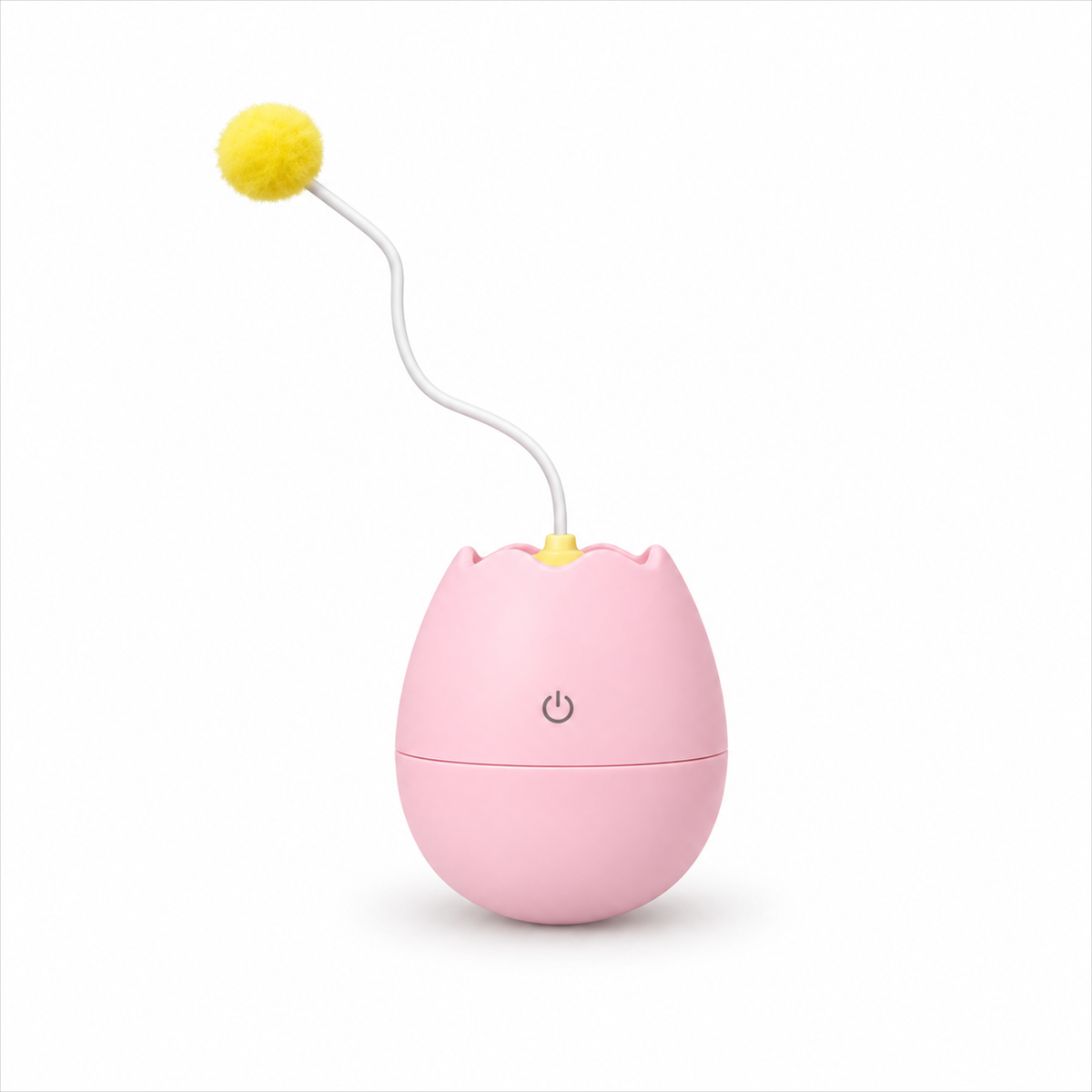 Egg-Shell Automatic Cat Toy - Shell Pink variant SKU hero image