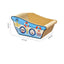 Deku Ship Cat Bed Small on a white background with 47 x 28 x 22 cm dimensions [Gallery: White]