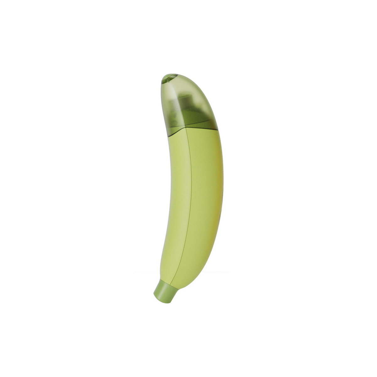 Banana LED Pet Nail Grinder in grass-green on a white background