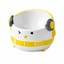 Hip-Hop Penguin Ceramic Pet Bowl | clean white SKU packshot | Yellow | VARIANT_MEDIA_CORRECTION