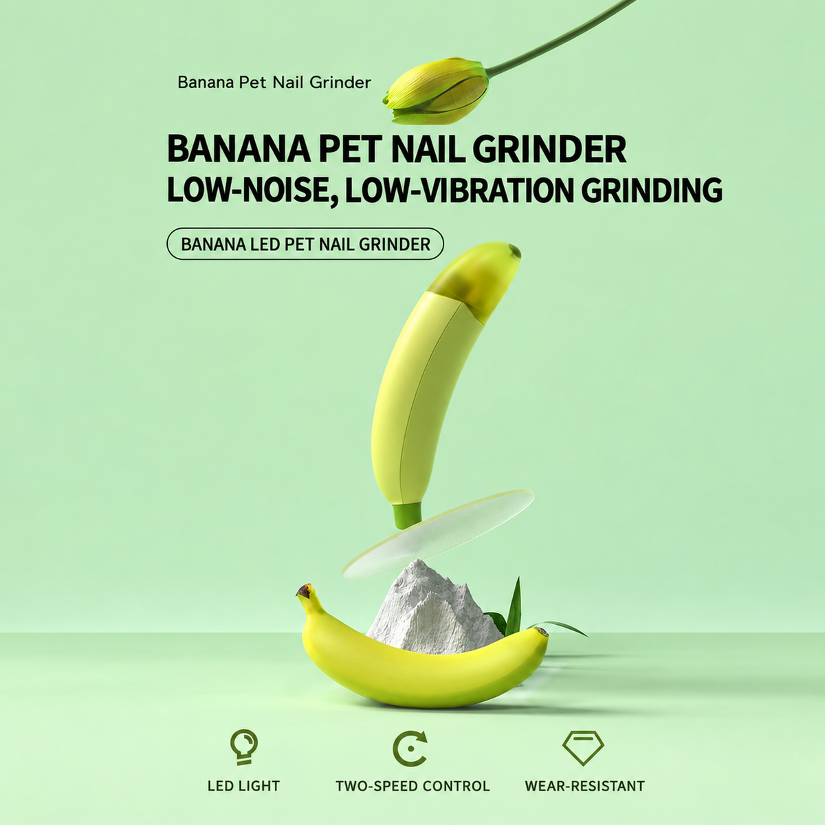 Banana LED Pet Nail Grinder translated detail module 01