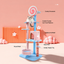 Corrected v4 | ZEZE Pink Lollipop Cat Tree | source image 02 | FULL_FRAME_OUTPAINT | content complete