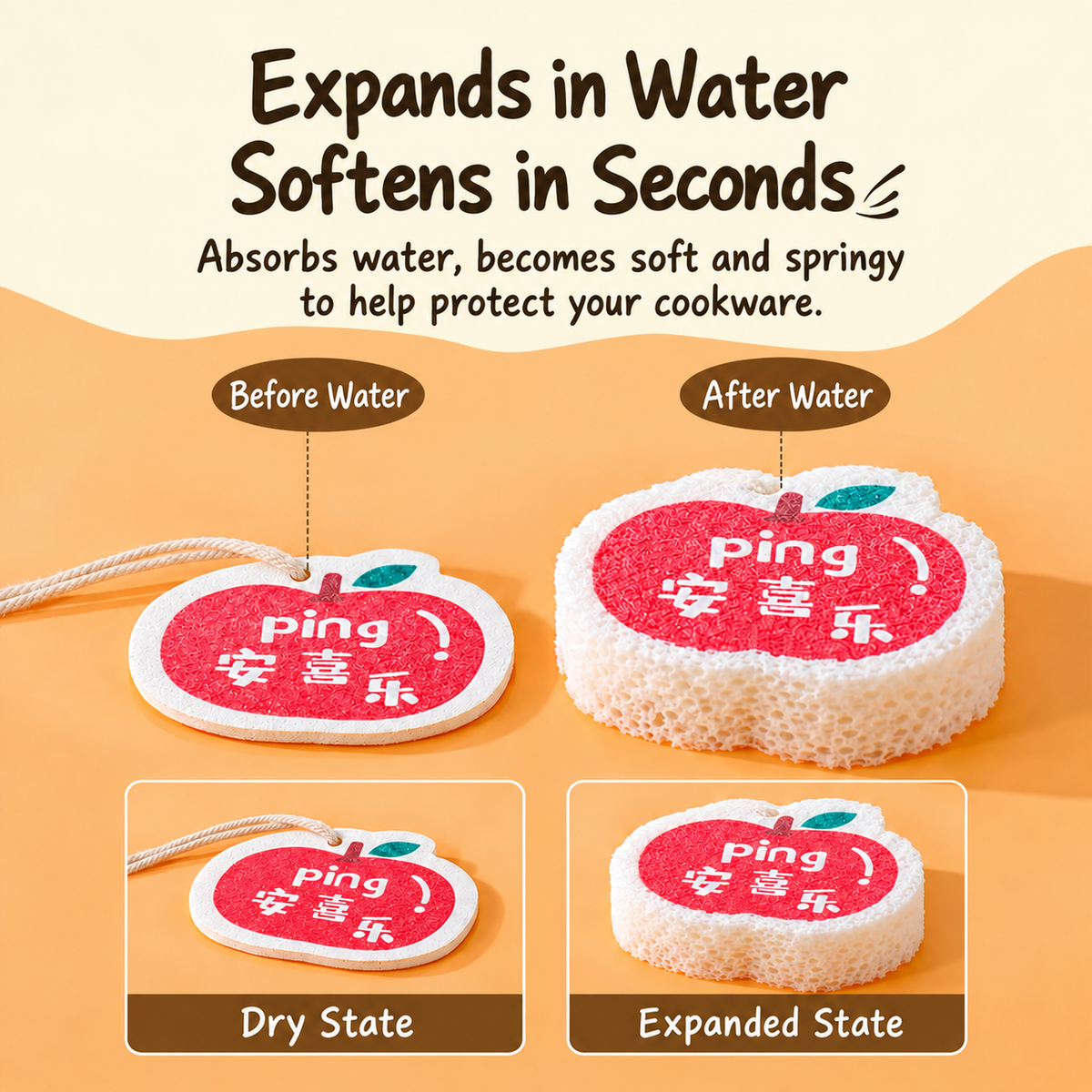 TRANSLATED-20261026-source-04 | Cellulose pulp scrubber expands and softens in water