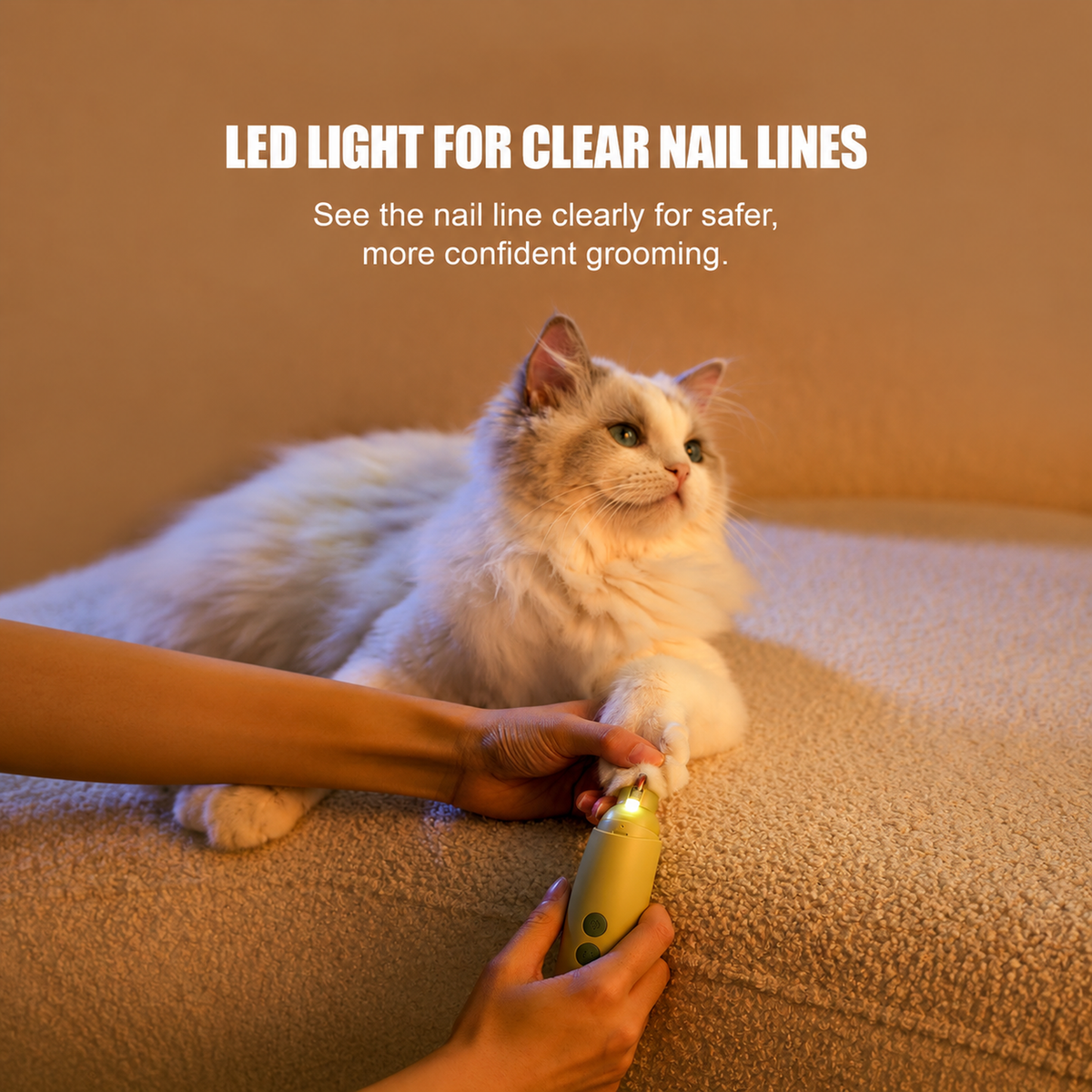 Banana LED Pet Nail Grinder translated detail module 05