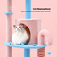 Corrected v4 | ZEZE Pink Lollipop Cat Tree | source image 08 | FULL_FRAME_OUTPAINT | content complete