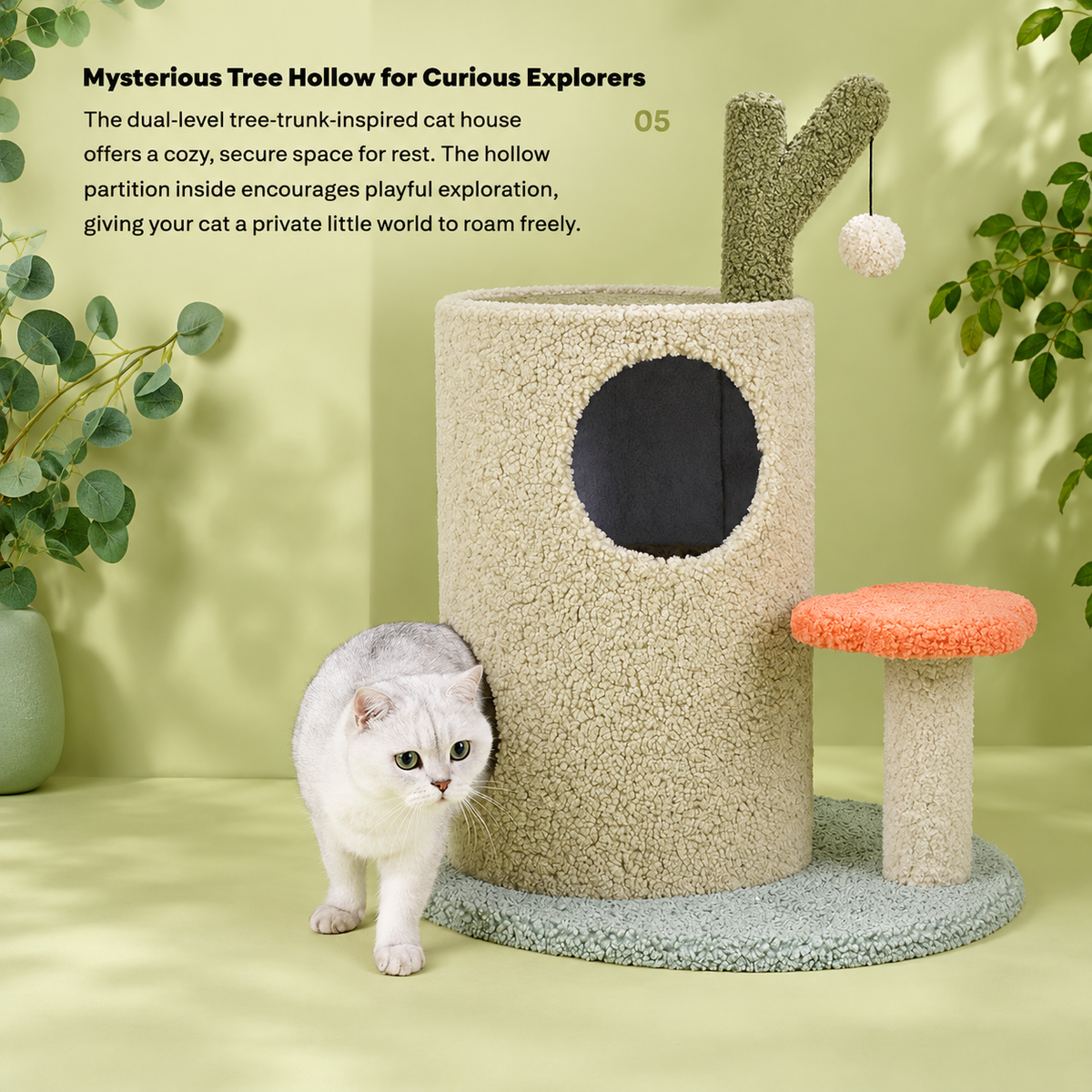 Corrected v4 | ZEZE Adora Colorful Cat Tree | source image 08 | FULL_FRAME_OUTPAINT | content complete