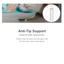 Anti-tip support tube for an automatic pet water fountain