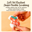 TRANSLATED-20261026-source-11 | Flexible cellulose pulp scrubber being squeezed by hand