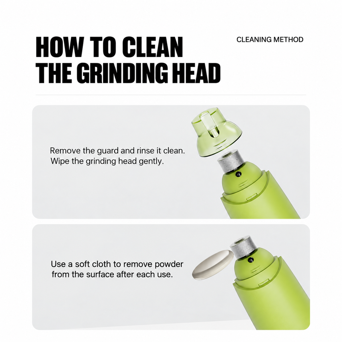 Banana LED Pet Nail Grinder translated detail module 11