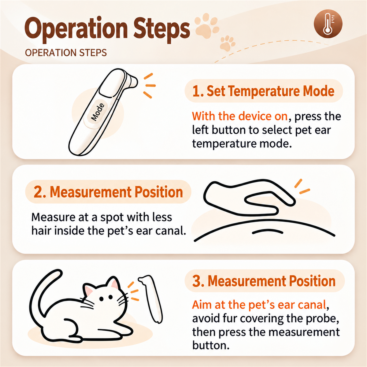 How to use a pet ear thermometer