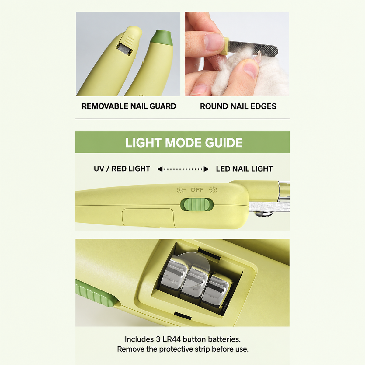Banana Pet Nail Clipper translated detail module 12