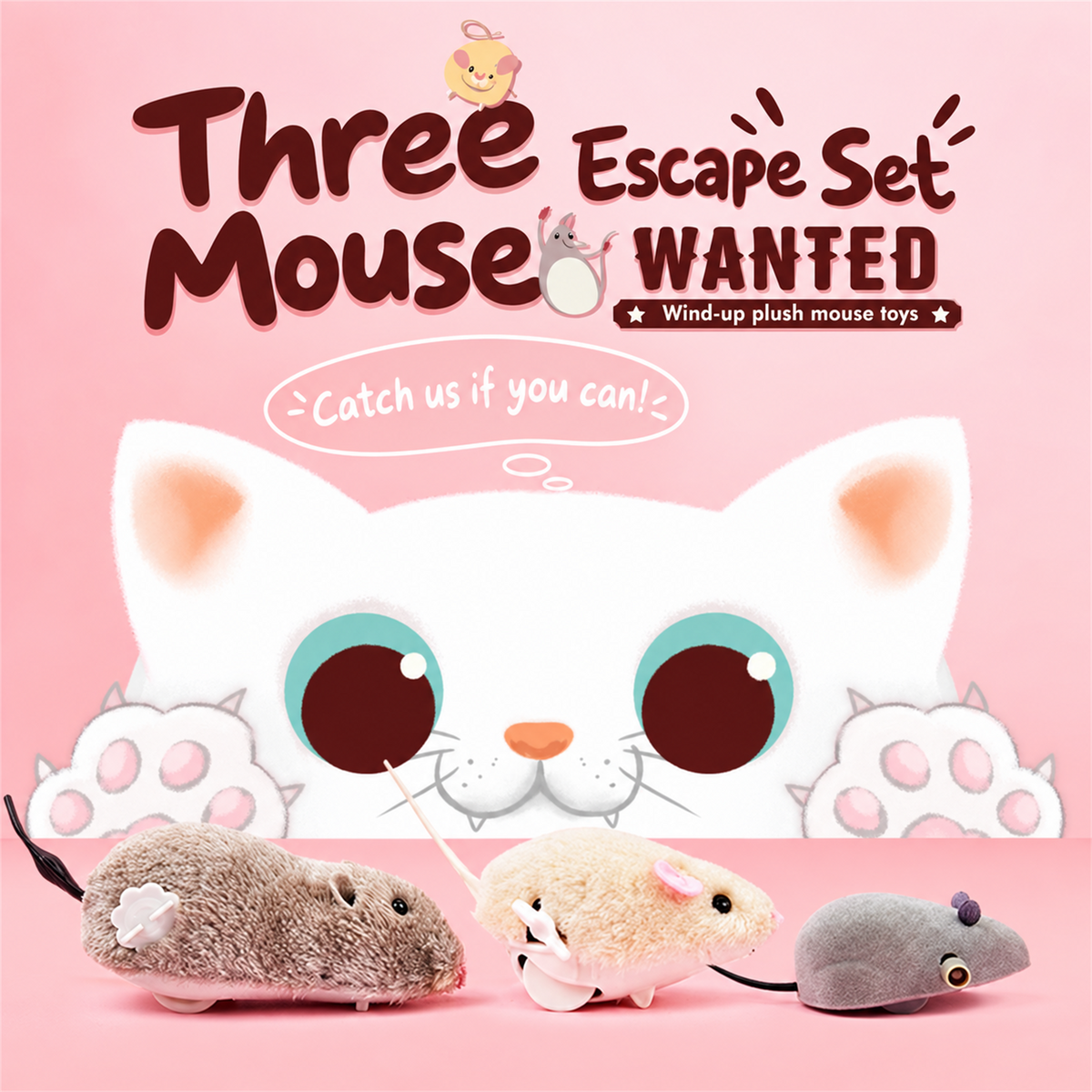 Fofos Three Mouse Escape Set - English detail module 1