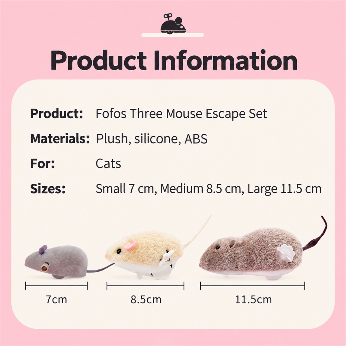Fofos Three Mouse Escape Set - English detail module 8
