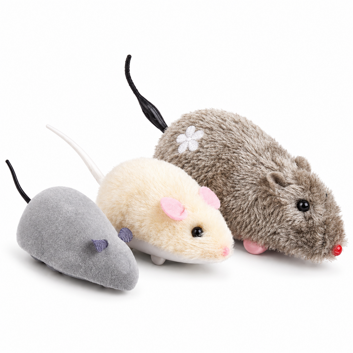 Fofos Three Mouse Escape Set - white background three-piece SKU hero
