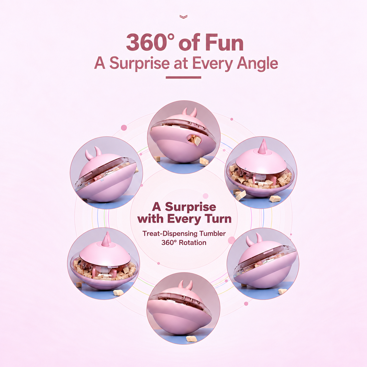 AIWO UFO wobble treat dispensing puzzle toy English translation detail source 02