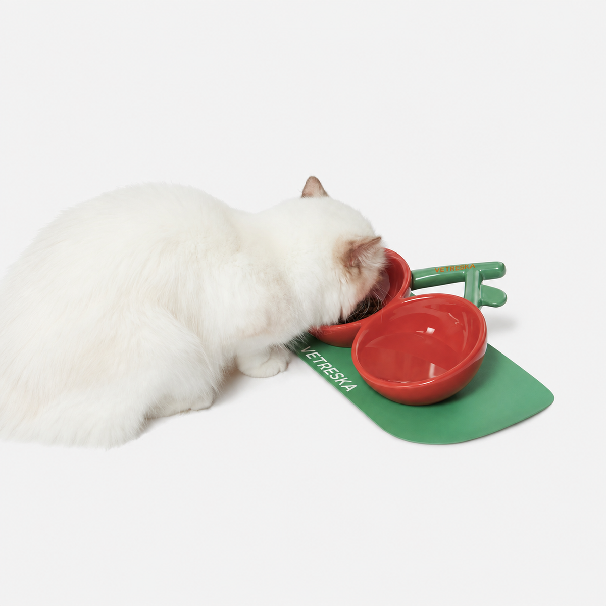 VETRESKA CHERRY CERAMIC PET BOWL-PD | source media 28492538118306 | content-safe square revision | FULL_FRAME_OUTPAINT | textLayer=not-applicable | backgroundMode=scene-outpaint | 20260920-v1