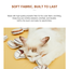 Soft fabric Vetreska Chinese dim sum cat toys with a cat
