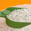 VETRESKA Tangerine Cat Litter Box - close-up of matching scoop and litter [Gallery: Shared]