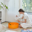 VETRESKA Tangerine Cat Litter Box - easy-clean open design in a home setting [Gallery: Shared]