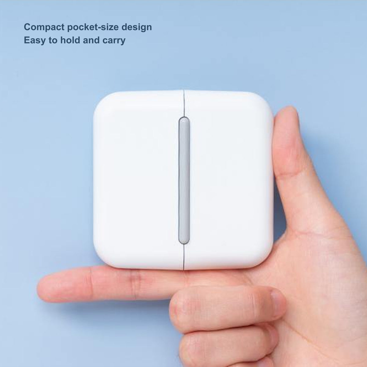Aiwo Double-Sided Pocket Cat Comb held in one hand to show its compact pocket-size design [Gallery: Shared]