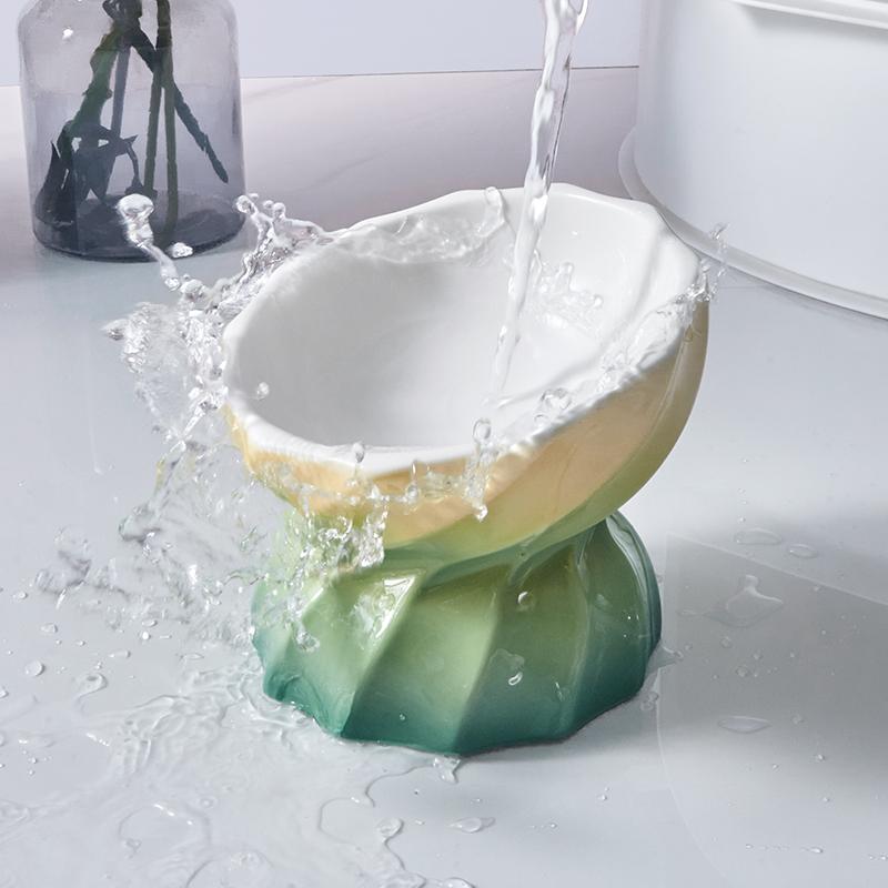 Hocc Candy Porcelain Pet Blow 马卡龙色糖果渐变陶瓷宠物平口碗汤碗 - Destiny Pet