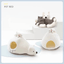 Fukufuku Polar Bear Flat Pet Bed product detail image 9