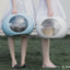 Wulee Space Bag pet carrier blue and white color scene outdoors [Gallery: Detail]