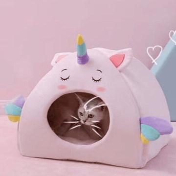 Fukufuku Unicorn House Pet Bed product detail image 5