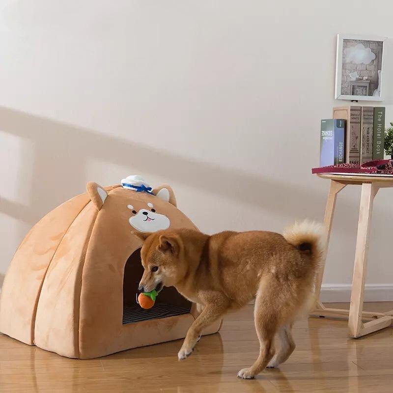 Fukufuku Navy Shiba House Pet Bed 福福小九海军柴犬房 - Destiny Pet