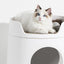 Mayitwill XL Castle 2 in 1 Front-Entry Cat Litter Box 米尾猫城堡猫砂盆套装 - Destiny Pet
