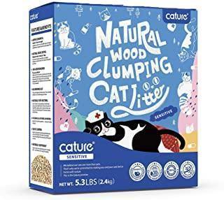 CATURE natural wood clumping cat litter 6 L sensitive package