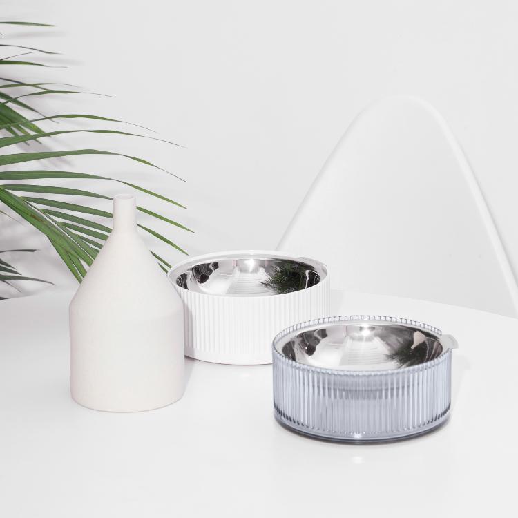 Furrytail Antibacterial Stainless Steel Cat Bowl 波波单碗 - Destiny Pet
