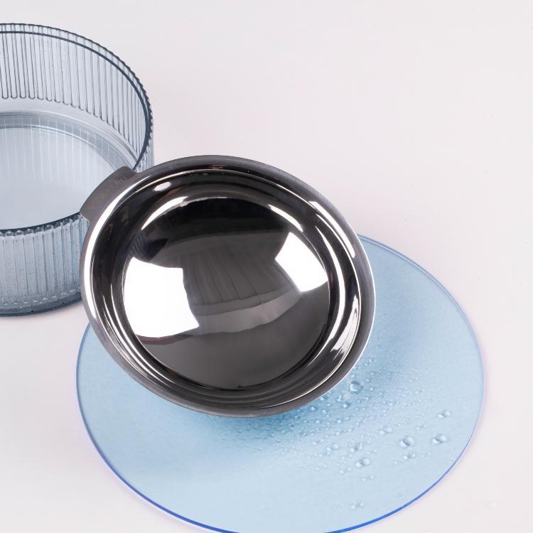 Furrytail Antibacterial Stainless Steel Cat Bowl 波波单碗 - Destiny Pet