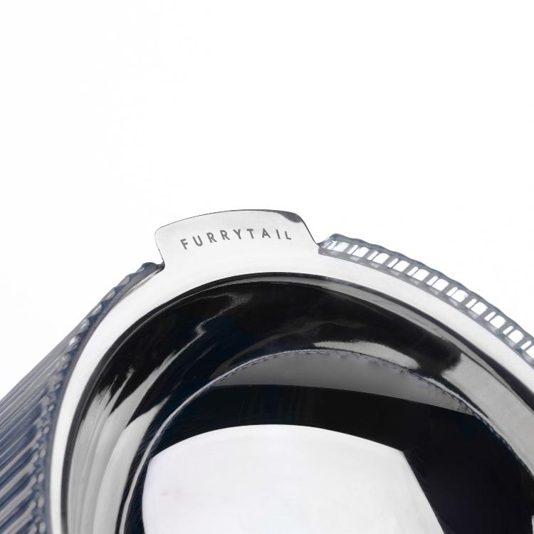 Furrytail Antibacterial Stainless Steel Cat Bowl 波波单碗 - Destiny Pet