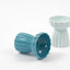 PIDAN Cherish green and blue cat bowls base detail