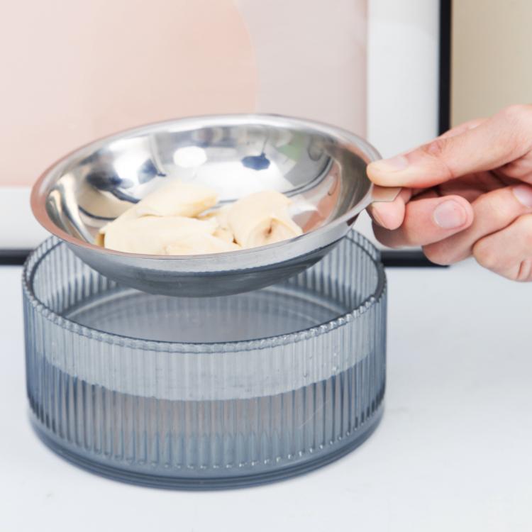 Furrytail Antibacterial Stainless Steel Cat Bowl 波波单碗 - Destiny Pet