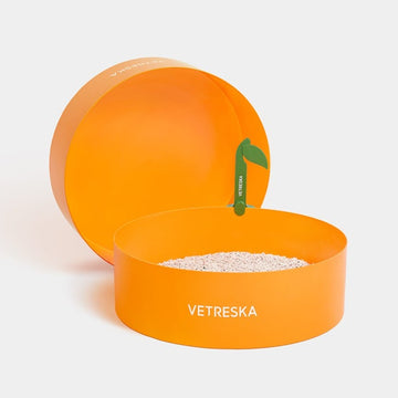 VETRESKA TANGERINE CAT LITTER BOX-pd product image 1
