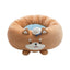 Fukufuku Navy Shiba Round Pet Bed clean SKU product image on white background